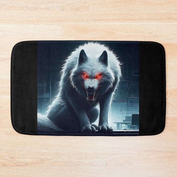 Item preview, Ferocious White Wolf designed and sold by GalleryBrisArt.