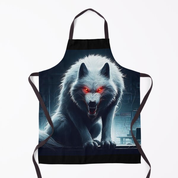 Item preview, Ferocious White Wolf designed and sold by GalleryBrisArt.