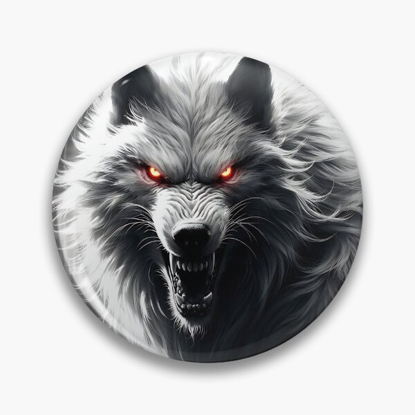 Item preview, Ferocious White Wolf designed and sold by GalleryBrisArt.