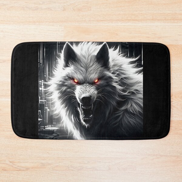 Item preview, Ferocious White Wolf designed and sold by GalleryBrisArt.