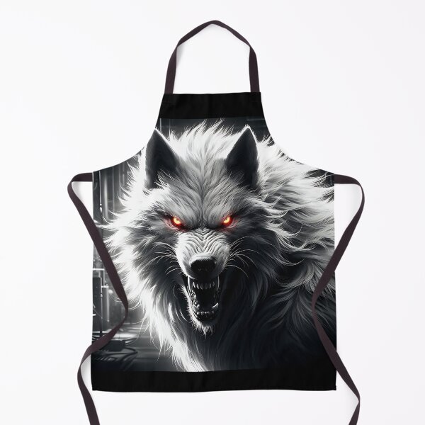 Item preview, Ferocious White Wolf designed and sold by GalleryBrisArt.