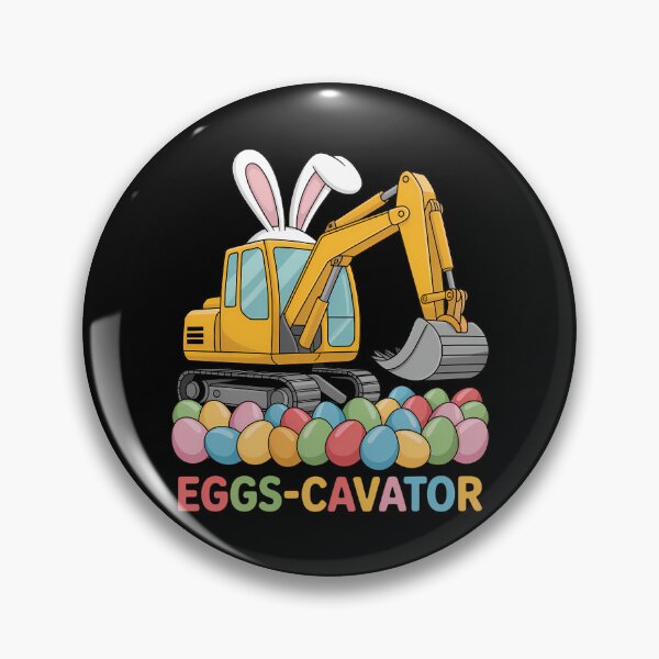 Item preview, Eggs-Cavator Easter Bunny Excavator Toddler Boys Easter designed and sold by CruelShadesSt.