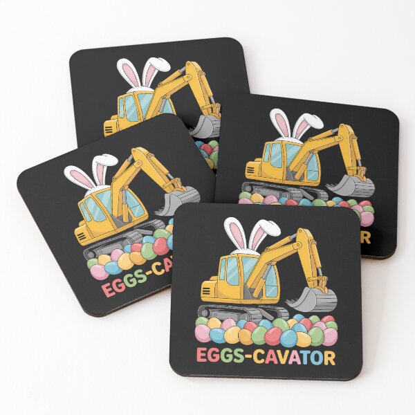 Item preview, Eggs-Cavator Easter Bunny Excavator Toddler Boys Easter designed and sold by CruelShadesSt.