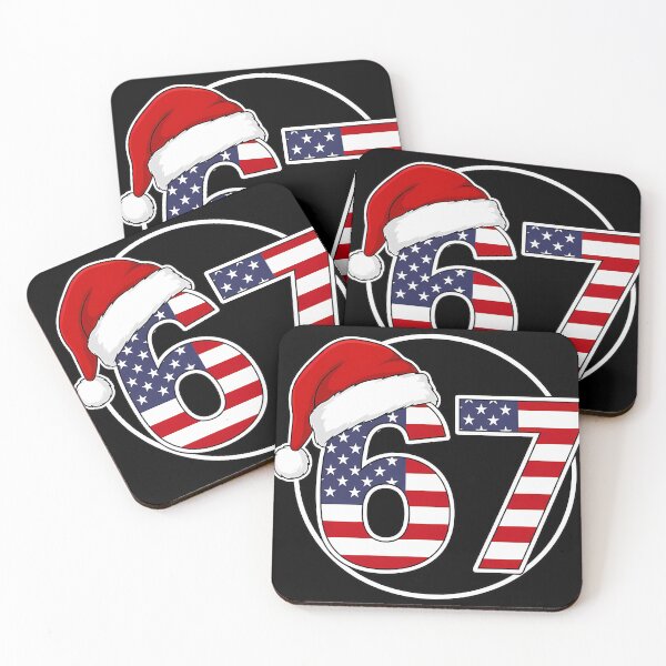 Item preview, 67 Christmas 6 7 Meme Pajamas Holiday Flag American designed and sold by KristenosNehk.