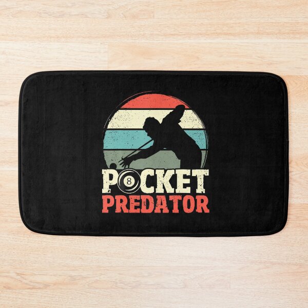 Artikelvorschau, Billard Pocket Predator 8 Ball Lustige Männer Retro Poolspieler entworfen und verkauft von SarahLeanne1.