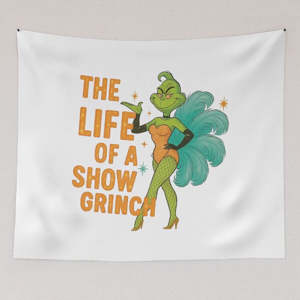 Item preview, La vida de una showgirl de Grinch Retro Showgirl en mi época de showgirl designed and sold by bethanyrodgers6.