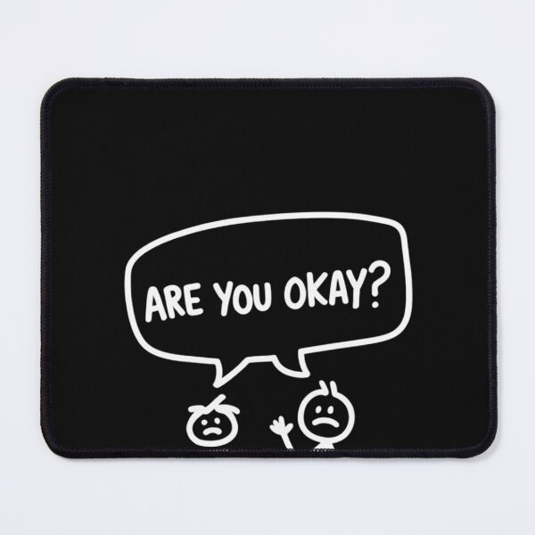Item preview, Stickman Are You Ok Cartoon Be Kind Good Help Support designed and sold by EntroRhim.