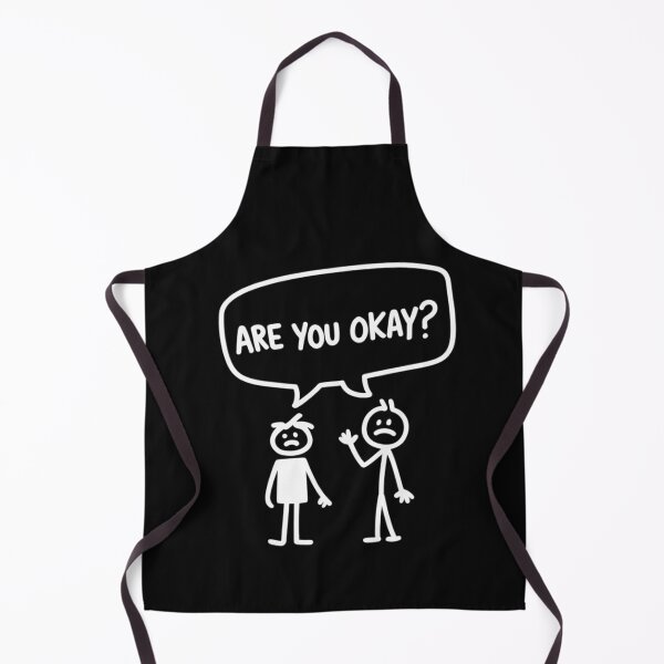 Item preview, Stickman Are You Ok Cartoon Be Kind Good Help Support designed and sold by EntroRhim.