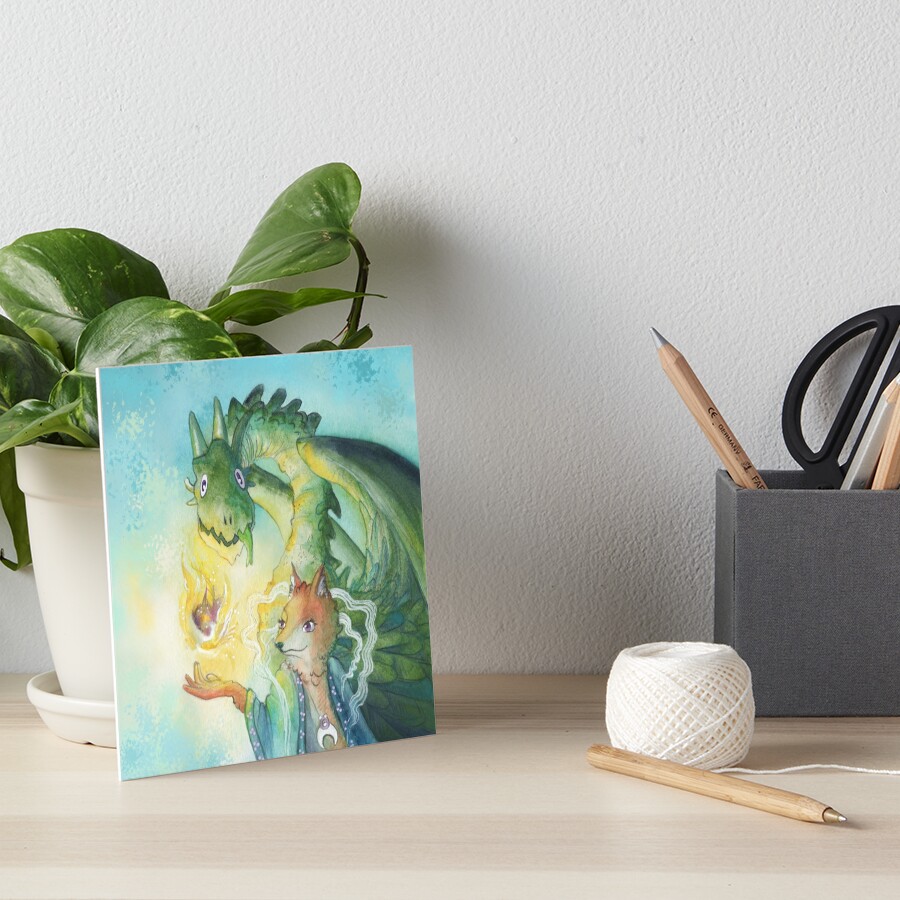 Item preview, Art Board Print designed and sold by CatsCanFly.