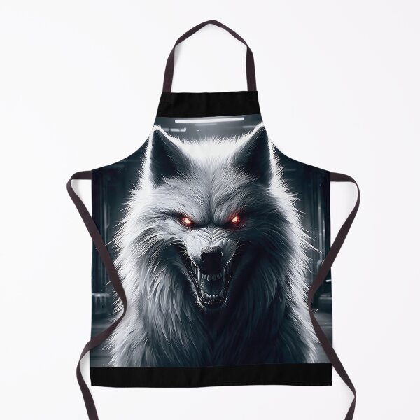 Item preview, Ferocious White Wolf designed and sold by GalleryBrisArt.