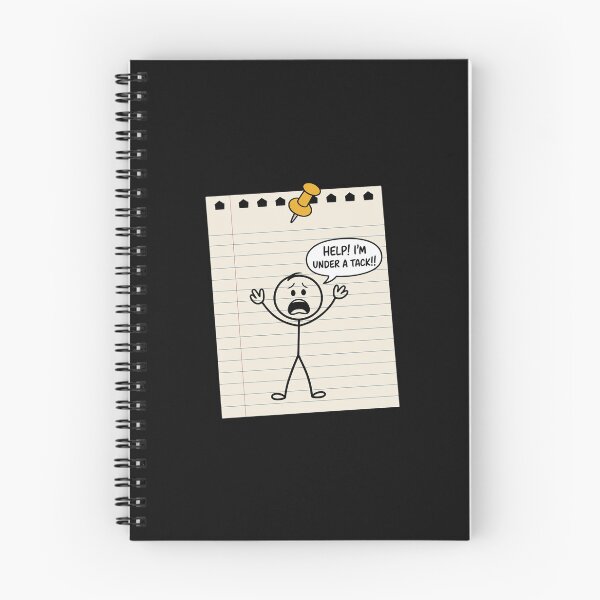 Item preview, Stick Man Silly Stuff   for Men - Stick Figure Under A Tack designed and sold by EntroRhim.
