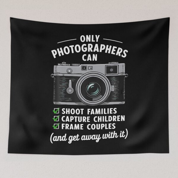 Item preview, Only Photographers Cameraman Photo Camera Funny Photographer designed and sold by AndreaBonnie.