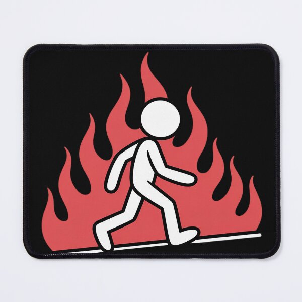 Item preview, Stick Figure Man Sarcastic Pun Well That's Not Cool designed and sold by EntroRhim.