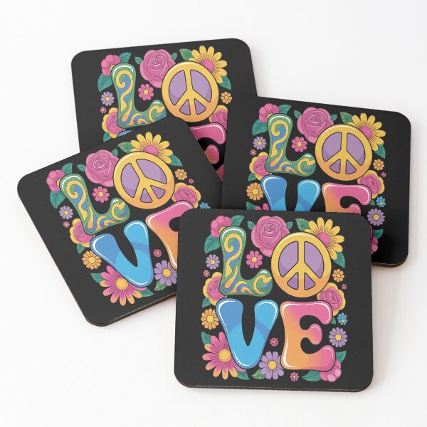 Item preview, 60's 70's Flower Power Hippy, Groovy Love Peace Hippie designed and sold by LacostCarl.