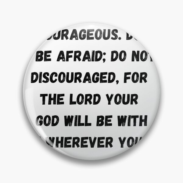 Item preview, Joshua 1:9 Bible Verse designed and sold by BiblicalBangers.