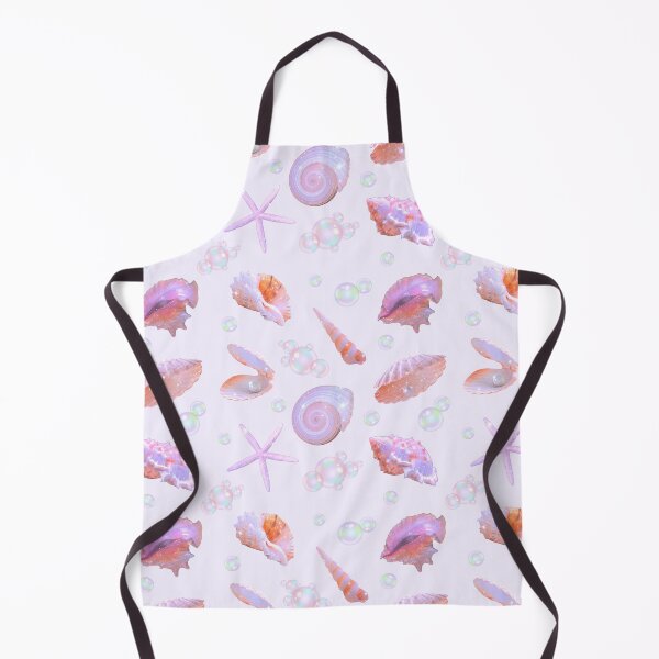 Item preview, Iridescent Pastel Seashell and Pearl Ocean Pattern designed and sold by LoviqueLab.