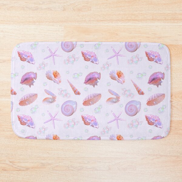 Item preview, Iridescent Pastel Seashell and Pearl Ocean Pattern designed and sold by LoviqueLab.