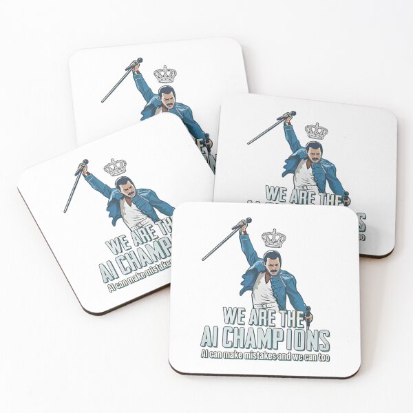 Item preview, WE ARE THE AI CHAMPIONS,  AI can make mistakes and we can too designed and sold by judithcooley.