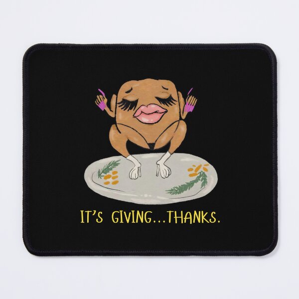 Item preview, It’s Giving Thanks Funny Thanksgiving Turkey Sublimation Sassy Fall Quote Cute Autumn Dinner  designed and sold by bethanyrodgers6.