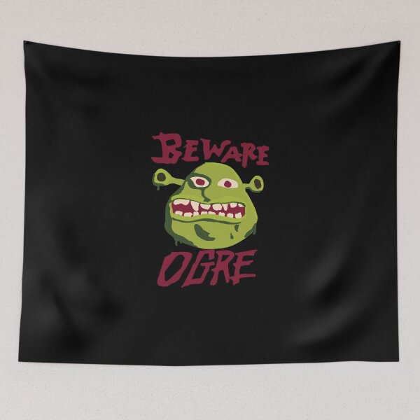 Item preview, Beware Ogre Shrek Sign   designed and sold by maibaoqphkl.