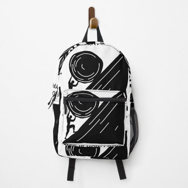Item preview, Funny Nerdy This is How I Roll Myth of Sisyphus English Teacher Black Text designed and sold by MathWare MathClips.