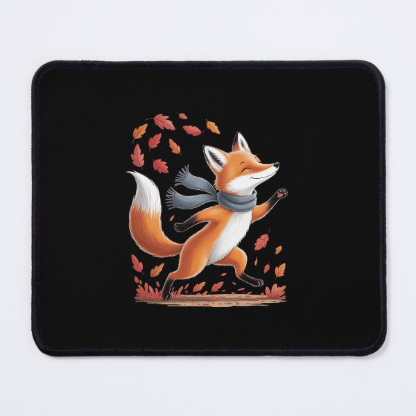 Item preview, Pretty Falling Red Leaves with Nice Fox designed and sold by velltoons.