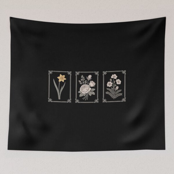 Item preview, Pretty Floral Postal Stamps designed and sold by velltoons.