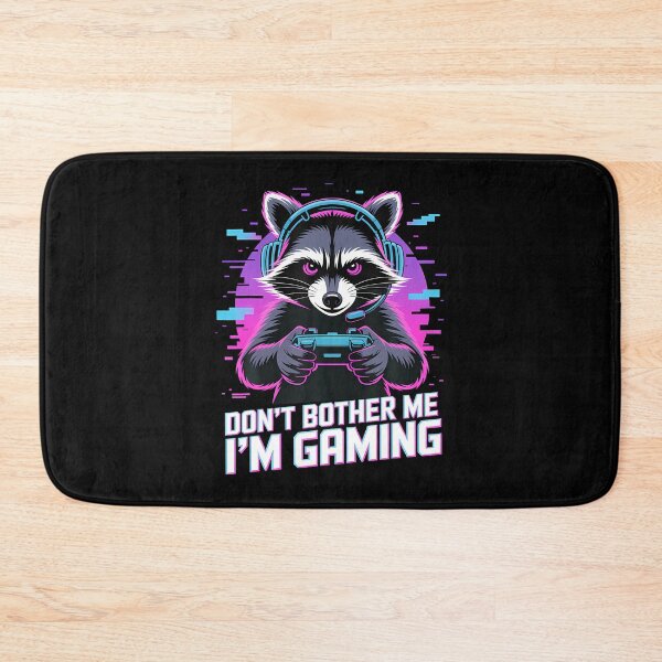 Item preview, Raccoon Gaming Don'T Bother Me I'M Gaming designed and sold by MavisJoseph.