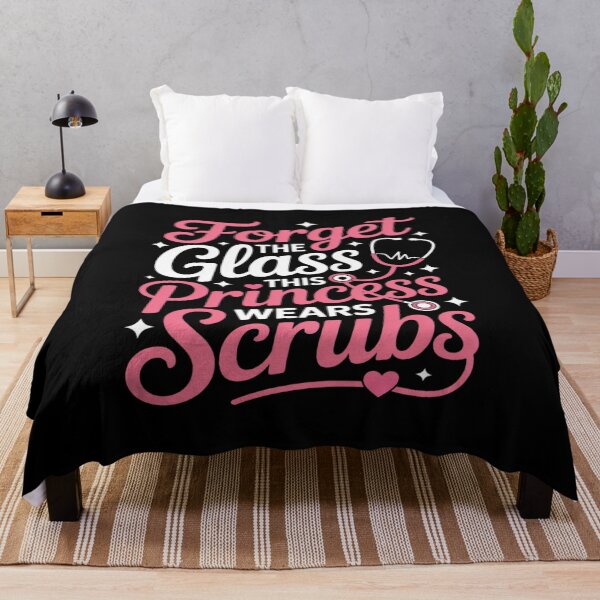 Item preview, Princess Nurse Scrubs Funny Medical Caregiver designed and sold by velltoons.