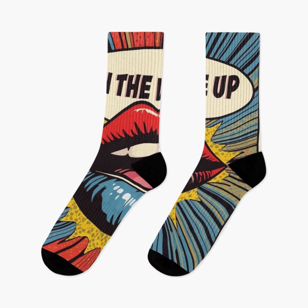 Item preview, Turn The Volume Up Retro Comic Lips Design designed and sold by Trueways.