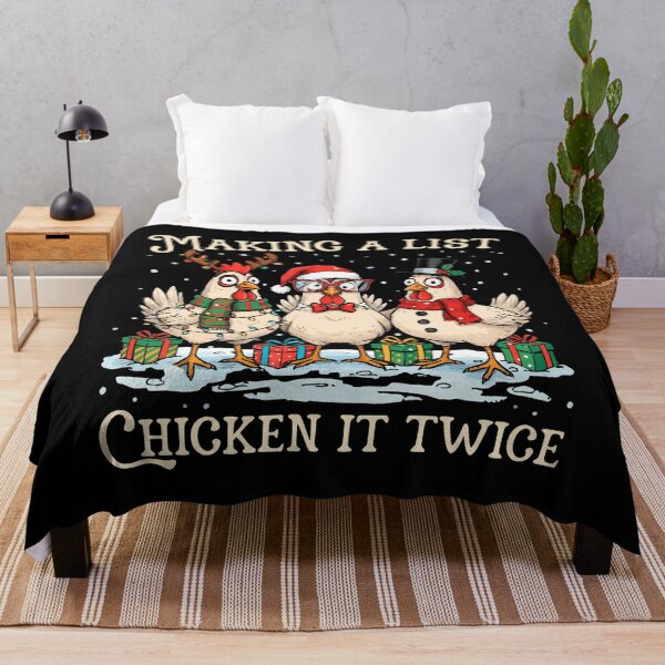 Item preview, Making A List Chicken It Twice Christmas Farm Animal designed and sold by MargieLauren.