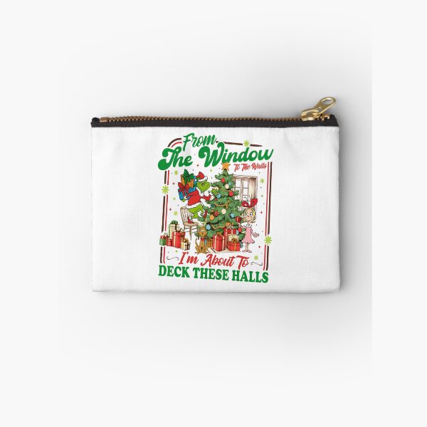 Item preview, Merry Christmas Movie, I'm About To Deck These Halls, Funny Christmas Quote, Green Mean Guy Holiday,Vintage Xmas Humor designed and sold by judithcooley.