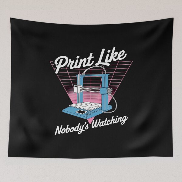 Item preview, Print Like Nobody's Watching designed and sold by velltoons.