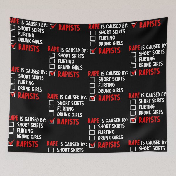 Item preview, Rape Is Caused By Rapists Sexual Assault Awareness Stop The Violence designed and sold by jakaun.