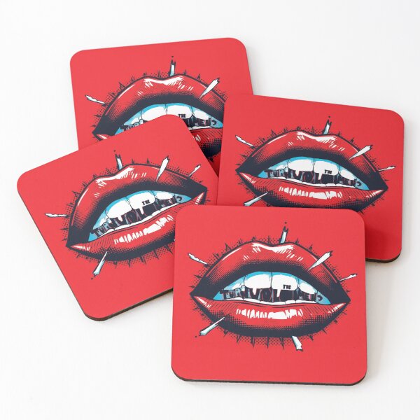 Item preview, Turn The Volume Up Bold Red Pop Art Lips designed and sold by Trueways.