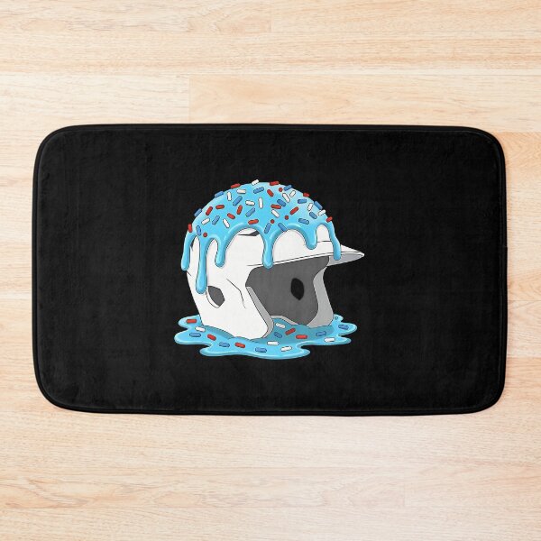 Item preview, Baseball Helmet Ice Cream Drip Red White Blue Sprinkles designed and sold by BeulahJoseph.