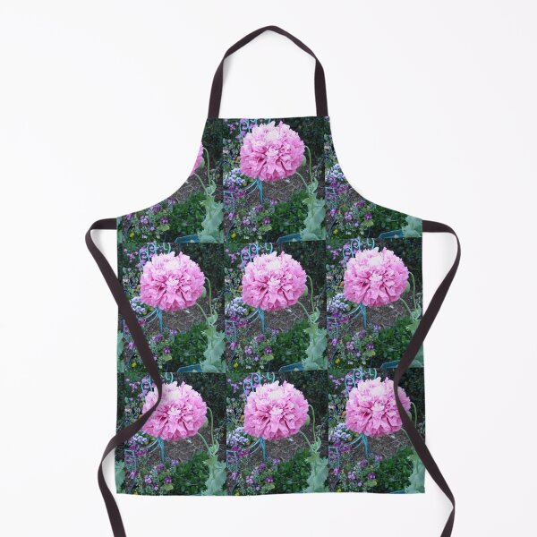 Item preview, Double Pink Poppy Pom-Pom Flower Lilac designed and sold by Sarah Rajkotwala.
