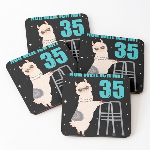 Item preview, 35.-Geburtstag-Geschenk-Lama-Alpaka-Bitte-Kein-Neid-35-Jahre designed and sold by StephanieStrack.