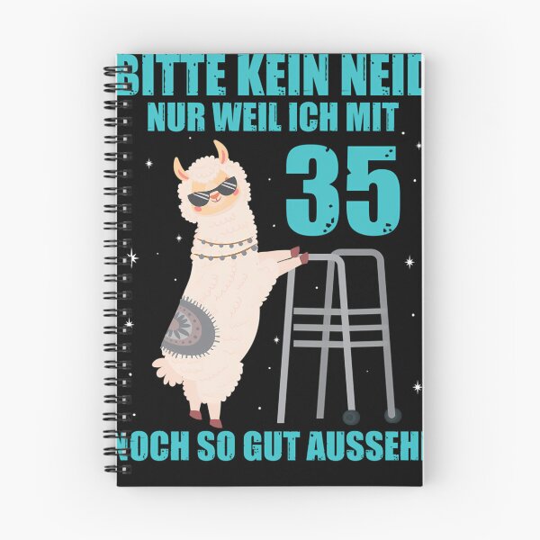 Item preview, 35.-Geburtstag-Geschenk-Lama-Alpaka-Bitte-Kein-Neid-35-Jahre designed and sold by StephanieStrack.