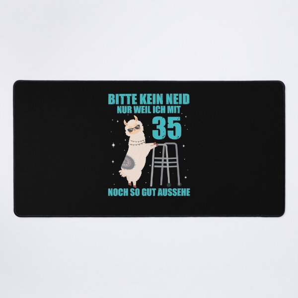 Item preview, 35.-Geburtstag-Geschenk-Lama-Alpaka-Bitte-Kein-Neid-35-Jahre designed and sold by StephanieStrack.