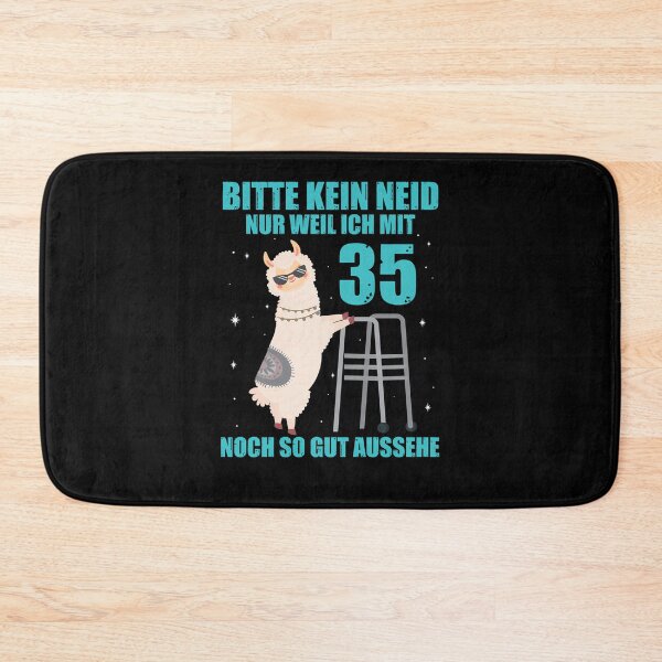 Item preview, 35.-Geburtstag-Geschenk-Lama-Alpaka-Bitte-Kein-Neid-35-Jahre designed and sold by StephanieStrack.