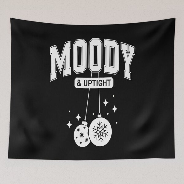 Item preview, Retro Merry And Bright Moody And Uptight Couples Christmas Classic designed and sold by judithcooley.