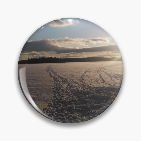 Item preview, Sunset on a frozen lake designed and sold by AK Designs LLC of New Hampshire.