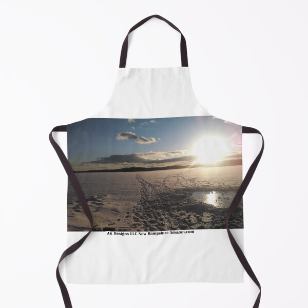 Item preview, Sunset on a frozen lake designed and sold by AK Designs LLC of New Hampshire.