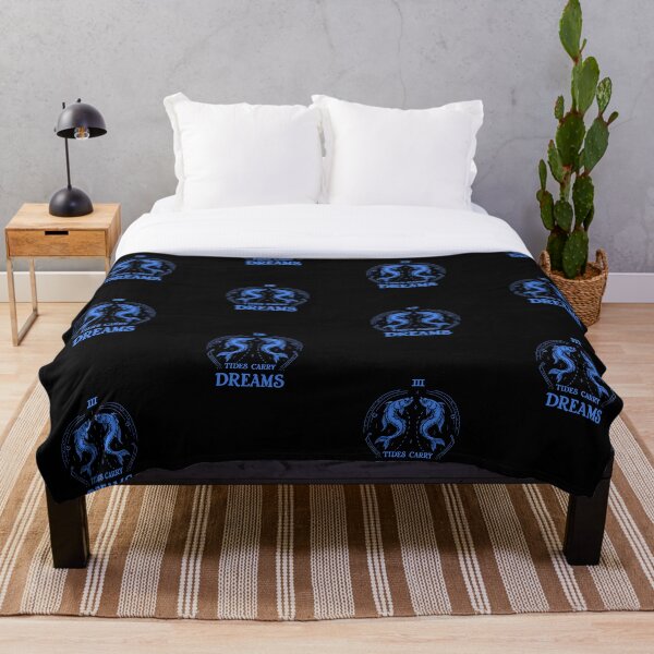 Item preview, Pisces “Tides Carry Dreams” – Neon Dream Blue Zodiac Art | Mystical Water Sign Design designed and sold by YNTF | Why Not Think Free.