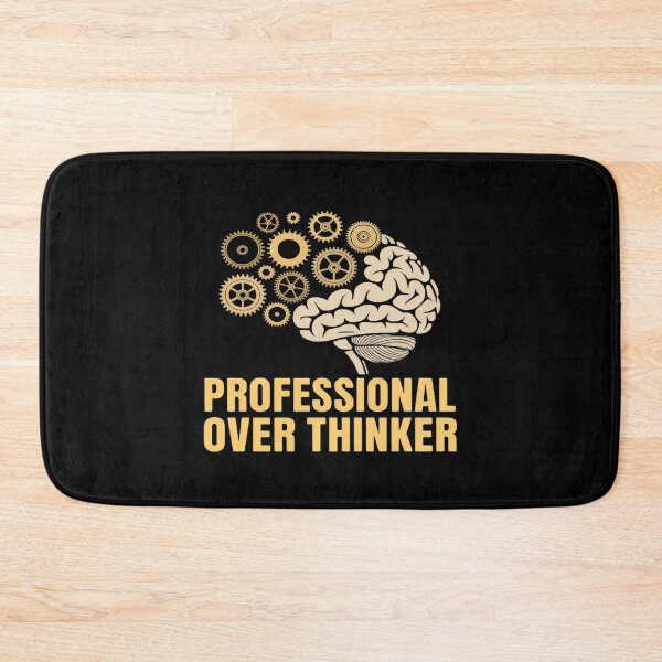 Item preview, Professional Overthinker Funny Brain and Gears designed and sold by velltoons.