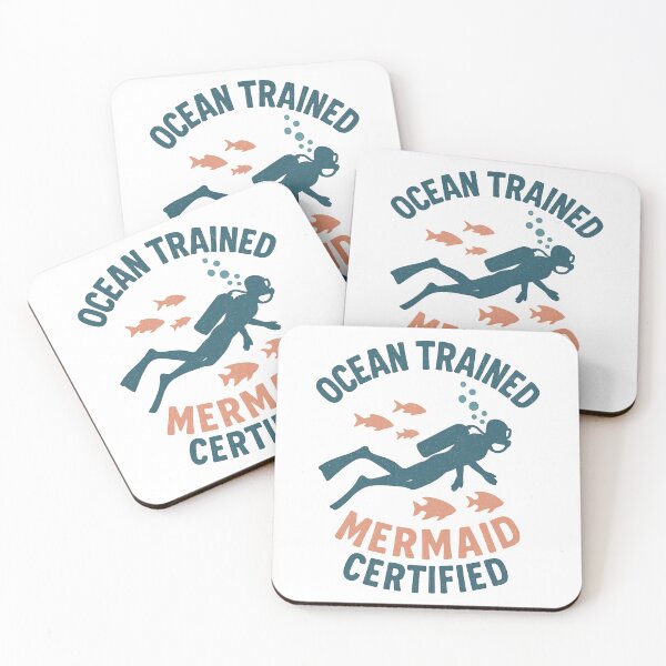 Item preview, Ocean Trained Mermaid Certified | Funny Scuba Diver & Mermaid Lover Design designed and sold by inkoutninja.