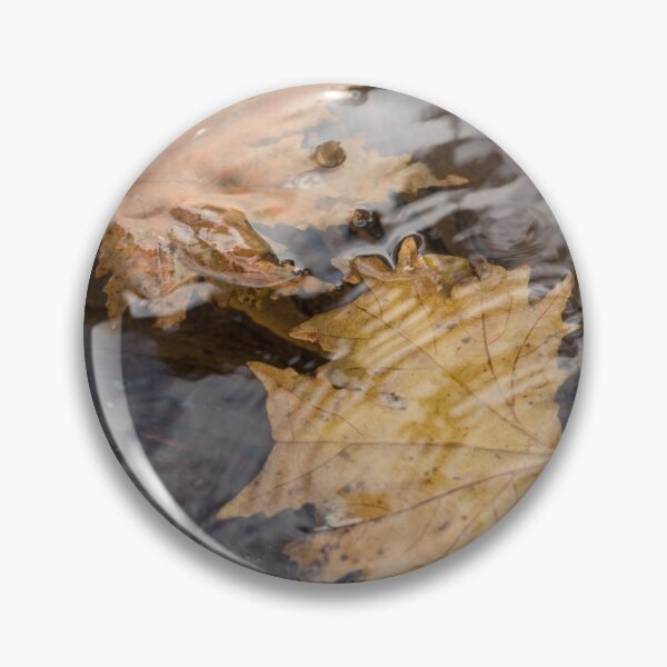 Item preview, Autumn Maple Leaves Floating in a Copper Fountain designed and sold by Georgia Mizuleva.