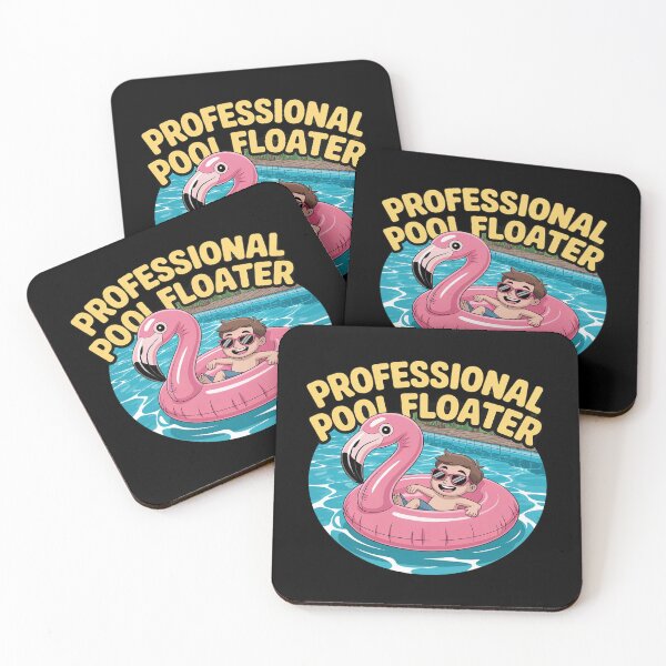 Item preview, Professional Pool Floater Funny Flamingo Summer Vacation designed and sold by FndPardaL.