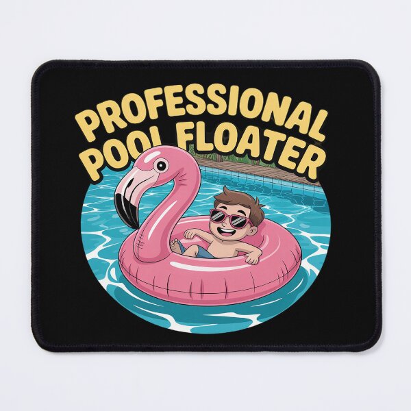 Item preview, Professional Pool Floater Funny Flamingo Summer Vacation designed and sold by FndPardaL.